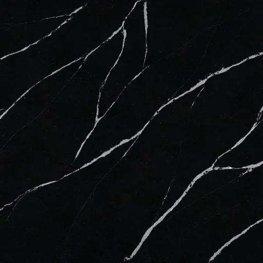 Silestone Et Marquina texture for a countertop and integrated sink